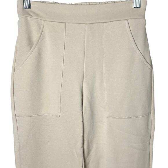 NWT LBLC The Label Tarah Pocket Sweatpants Athleisure Joggers Sand Beige Size XS - Picture 2 of 8